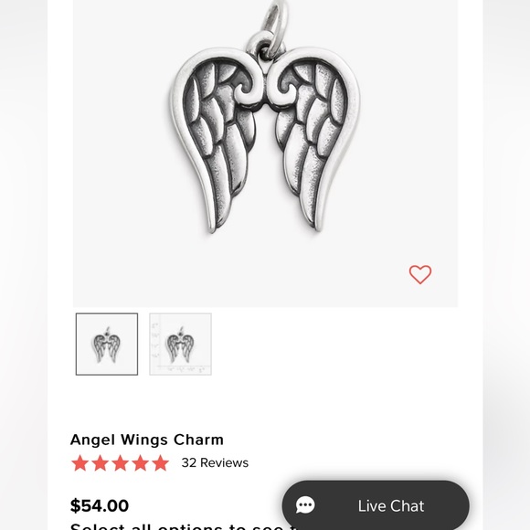 James Avery Jewelry James Avery Angel Wings Charm Poshmark